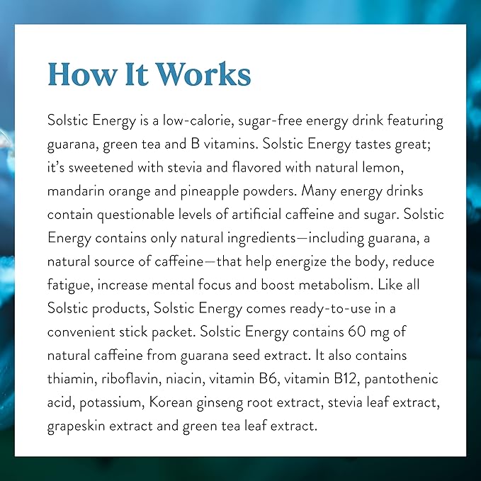 Nature's Sunshine Solstic Energy 0.14 Ounce each 30 Count (Pack of 1)