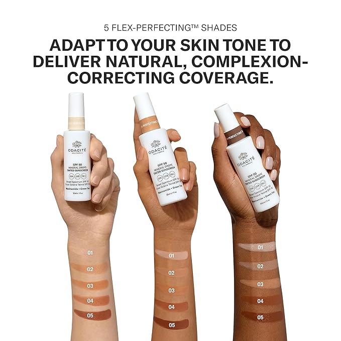 SPF 50 Flex-Perfecting??Mineral Drops Tinted Sunscreen FIVE