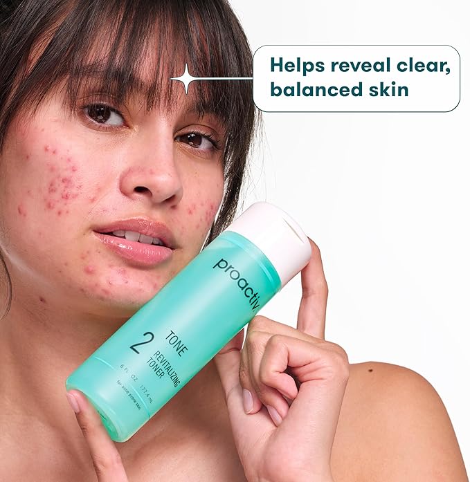 Proactiv Hydrating Facial Toner for Sensitive Skin Alcohol Free Toner for Face Care Pore Tightening Glycolic Acid and Witch Hazel Formula Acne to Balance &amp Remove Impurities Light Teal 6 Fl Oz