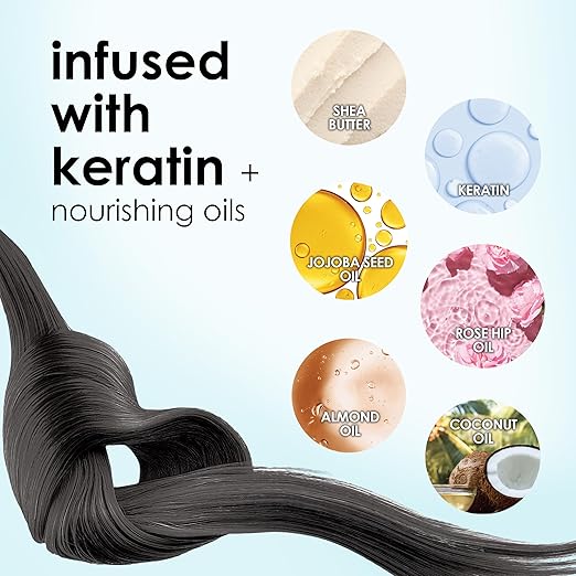 Keracolor Color + Clenditioner 3-in-1 Color-Depositing Conditioner Gentle Cleansing Conditioner Infusing Semi-Permanent Hair Color 9 Shades 33.8 Fl Oz