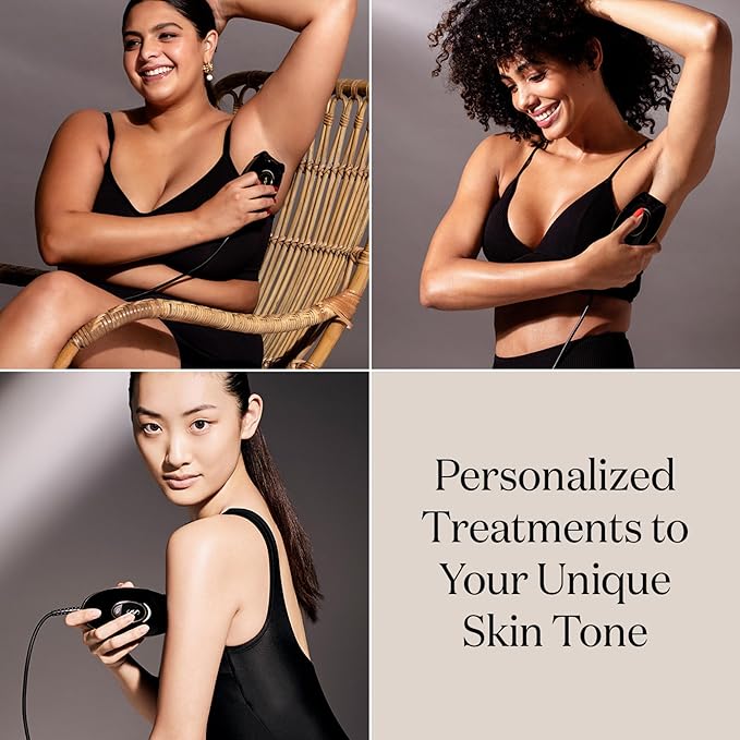 SmoothSkin Pure Mini IPL Laser Hair Removal Device Long-Lasting for Body &amp Facial Hair Removal Alternative to Laser Hair Removal Bikini Shaver &amp Epilator with Precision Head for Small Are