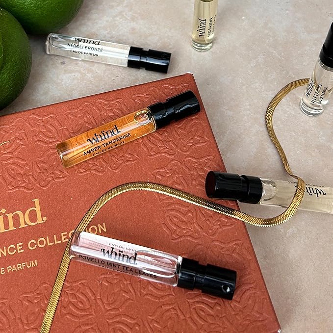 House of whind Fragrance Discovery Set ? Perfume Sampler Set with 6 Unique &amp Elegant Mini 2 ml Scents