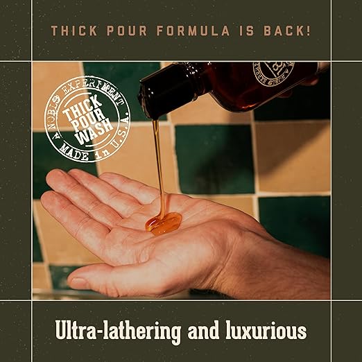 18.21 Man Made Original Absolute Mahogany 3-in-1 Body Wash Shampoo &amp Conditioner for Men All Hair &amp Skin Types Strengthens and Moisturizes in a Manly Aroma 32oz