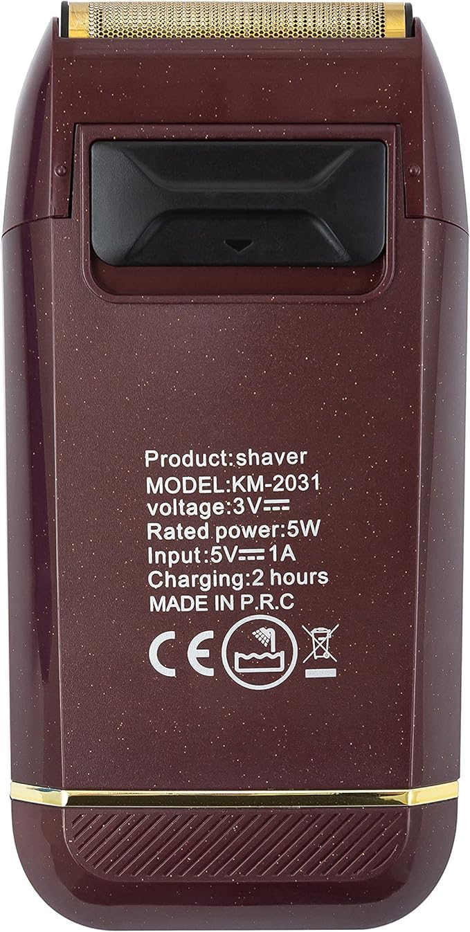 KEMEI Foil Shaver Double Electric Shaver for Men Electric Razors Head Shavers for Bald Men Barber Supplies Hair &amp Beard Trimmer Cordless Rechargeable
