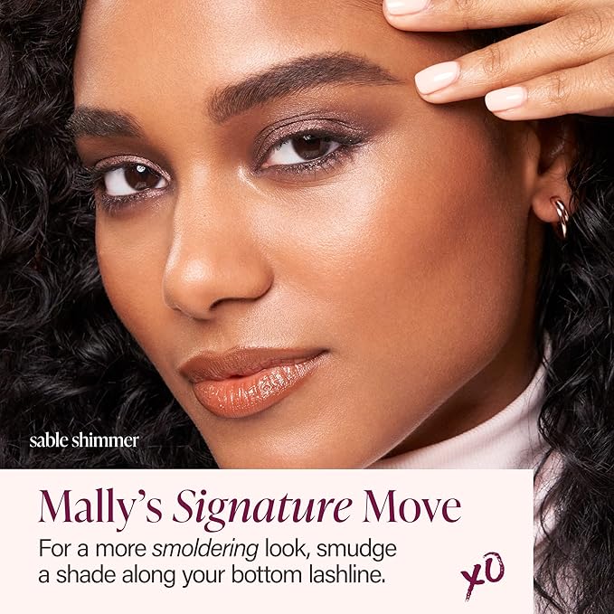 Mally Beauty Evercolor Eyeshadow Stick - Beachy Bronze Shimmer - Waterproof and Crease-Proof Formula - Easy-to-Apply Buildable Color - Cream Shadow Stick