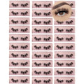 Wholesale Lashes 3D Faux Mink Eyelash Bulk 18mm Handmade Reusable Eye Lash Dramatic Fluffy False Lash with Glitter Portable Packing (Flufy 30 pairs - T3)
