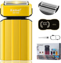 KEMEI Electric Razor for MenShaversFoil ShaverMens Electric Razors for Shaving Face/Beard Men's Electric ShaversCordlessUSB-C Fast RechargeableClose ShaveTravel/Home/BarberKEMEI T396