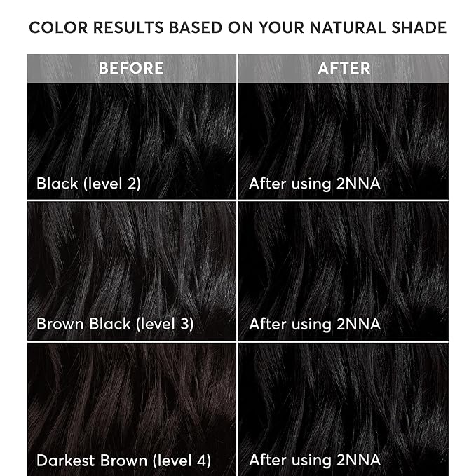 Madison Reed Radiant Hair Color Kit | 2NNA Darkest Cool Black with Ash Undertones (Pescara Black) for 100% Gray Hair Coverage | Dimensional Permanent Hair Dye | PPD-Free &amp Ammonia-Free | 2 Pack