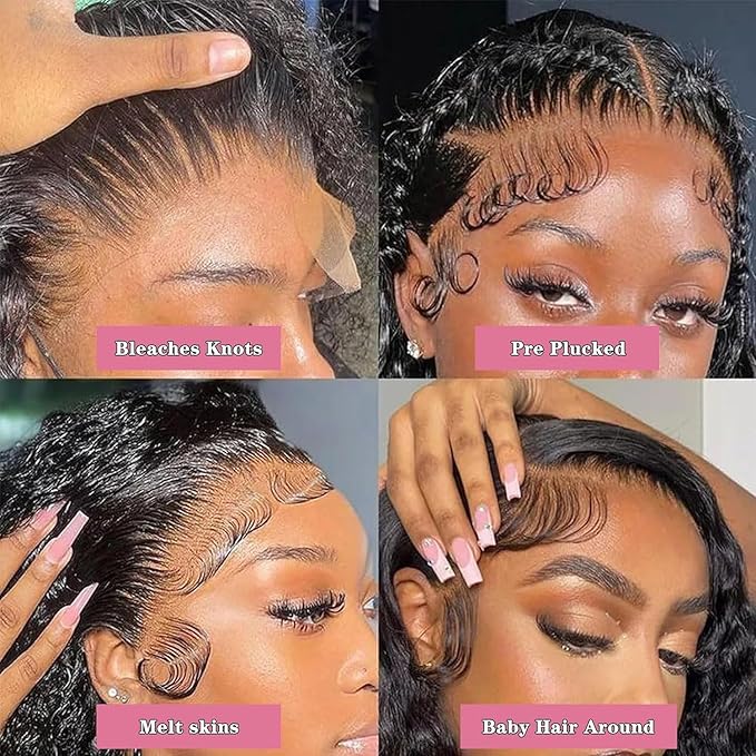 Luminary Body Wave Lace Front Wigs Human Hair Pre Plucked with Baby Glueless 150% Density Brazilian Frontal for Black Women(20inch Wig) 1.0 Count