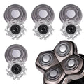 4pcs Shaver Replacement Blades for Skull Shaver Pitbull Boron PROTriple-ring Shaver Replacement Heads Compatible with Skull Shaver Pitbull Gold/Silver/Platinum/Diamond Pro Shaver and Palm Shaver