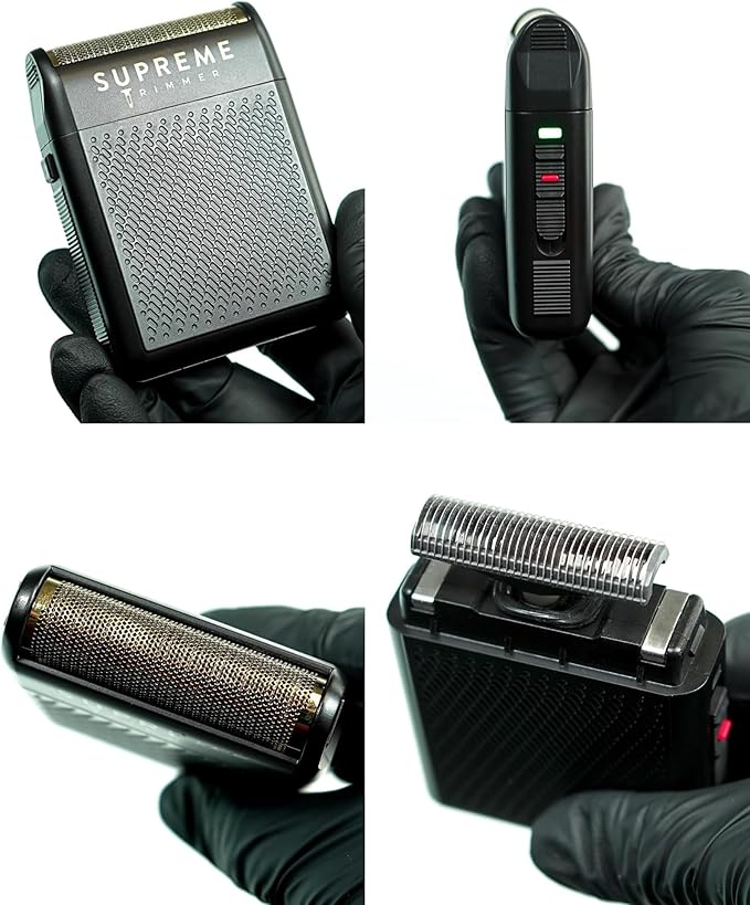 Supreme Trimmer Solo Single Foil Shaver for Pocket | 150 Min Runtime Cordless use Powerful USB-C Mini Travel Razor for Professional &amp Home use | STF101