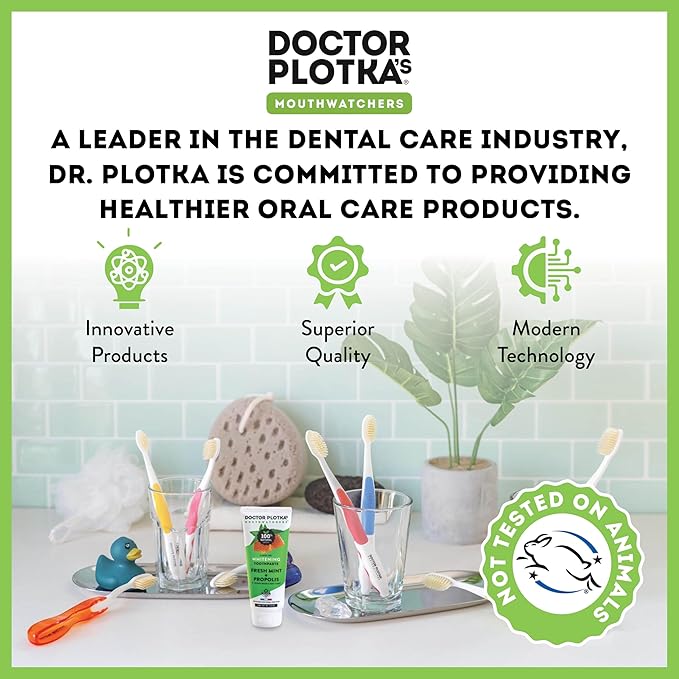 MOUTHWATCHERS Soft Flossing Toothbrushes for Adults Value 6 Pack Ultra Clean Manual Toothbrush Set for Sensitive Teeth &amp Gums by Dr. Plotka Assorted Colors
