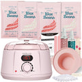 Waxing Kit for Women Hair Removal with Silicone Wax Warmer Liner Digital Waxing Machine Hard Wax Kit for Full Body Arms Legs Face Bikini Brazilian Wax Kit for Women Men Sensitive Skin