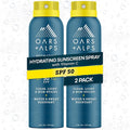 Oars + Alps Sunscreen Spray for Face &amp Body Spray Sunscreen Infused with Vitamin C &amp Antioxidants No White Residue Water &amp Sweat Resistant All Skin Types Lightweight Hydrating SPF 50