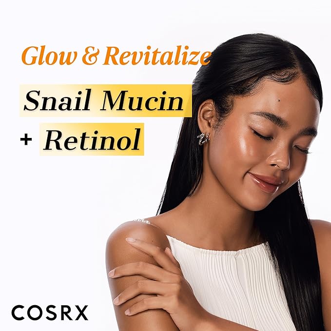 COSRX Snail 96% Mucin Power Essence 2ea &amp Retinol 0.1% Cream Mini Sample 1ea Glass Skin Starter Set Amazon Exclusive Daily Hydrating &amp Firming Korean Skin Care Kit Gift Set Stocking Stuff