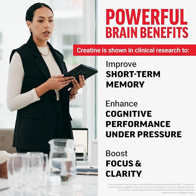 Force Factor Creatine Monohydrate Gummies 5g Dose for Men &amp Women to Support Muscle Strength Recovery Cognitive Health &amp Memory Watermelon 150 Gummies