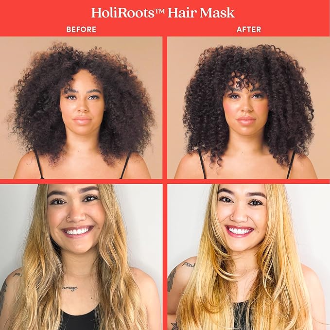 Fable &amp Mane Deep Moisture Repairing Hair Mask For Frizzy Dry Damaged Hair. Treatment Repairs and Softens with Shea Butter and Coconut