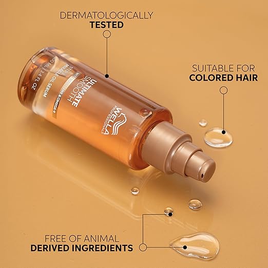 Wella Professionals ULTIMATE SMOOTH Intense Mask with Deep Nourishment | Treatment for Dry Frizzy Hair | Smooths &amp Adds a Silky Shine | With Squalane &amp Omega 9 | Color Safe