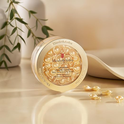 Elizabeth Arden Advanced Ceramide Face Serum Capsules Anti-Aging Skincare Gift for Women Fragrance-Free Hydrating Formula for Radiant Firm Skin