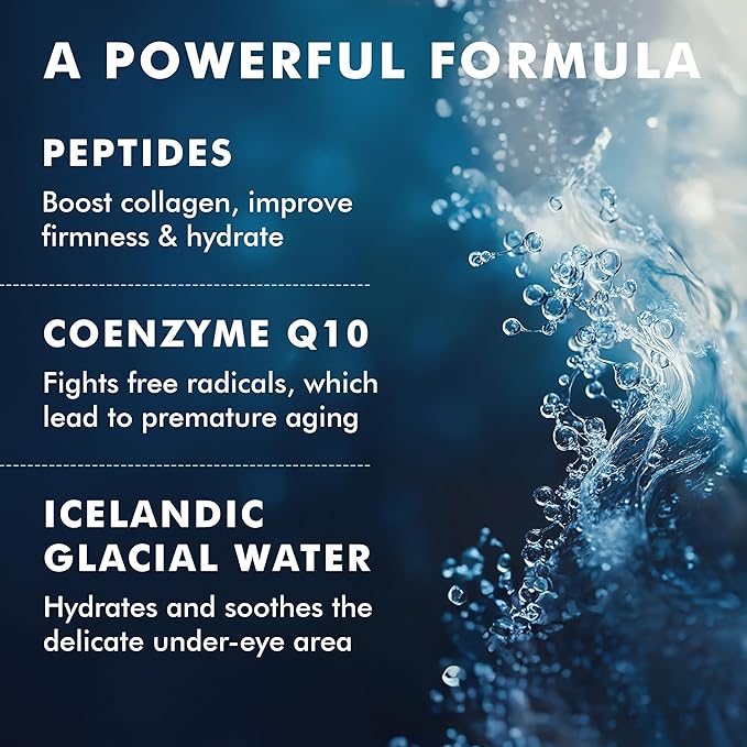 skyn ICELAND Facelift in-a-Bag Firming Hydrogel Masks for Forehead Smile Lines and Under Eyes. Cooling Gel Facial Patches with Peptides and Coenzyme Q10. Treatment for All Skin Types Vegan 6 Pcs.