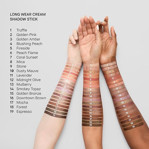 Bobbi Brown Long-Wear Cream Shadow Stick | 24-Hour Eyeshadow Stick | High-Pigment Buildable Shades with Three Finishes