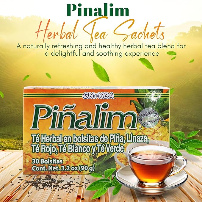 3 Boxes Te Pinalim Tea GN+Vida Tea Diet 90 Day Supply