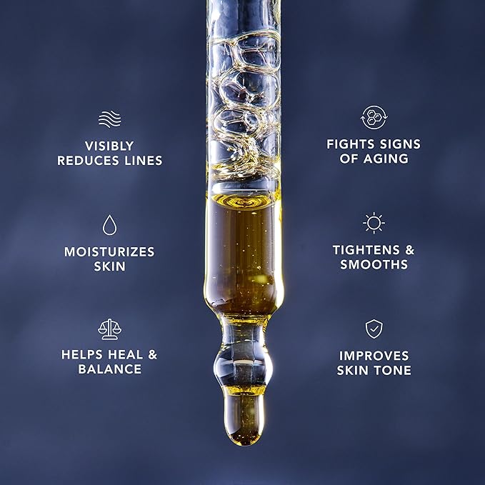 Caldera + Lab The Good | Men's Organic Moisturizing Face Serum for Dry Sensitive &amp Normal Skin ? Vegan Natural &amp Antioxidant Packed Skincare Facial Oil