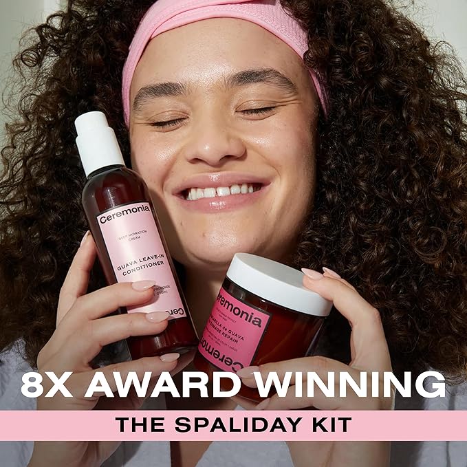 Ceremonia The Spaliday Kit Ultimate Hair Spa Bundle for Frizz Control &amp Damage Repair