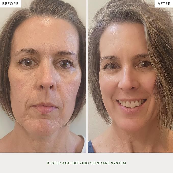 The Spa Dr. 3-Step Age-Defying Skincare System - Antiaging SkinCare Set for Women - Anti Aging Skin Care Sets for Women - Skin Care Routine: Cleanser Age Defying Lift &amp Tight Serum Moisturizer