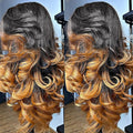 250 density 12A 360 Lace front wigs human hairOmbre 360 Lace Front Wigs Human Hair For Women Highlight Honey Lace Human Hair Wig Glueless Wig Body Wave Lace Front Wigs