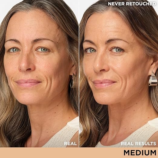 IT Cosmetics CC+ Nude Glow - Medium Coverage Foundation with SPF 40 &amp Brightening Glow Serum Lightweight Skin Tint 2% Niacinamide + Hyaluronic Acid Up to 24H Hydration Normal/Dry Skin - 1.08 f