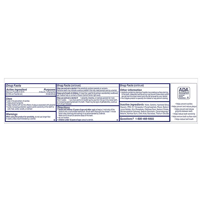 Colgate Total Teeth Whitening Toothpaste 10 Benefits Including Sensitivity Relief Whitening Mint 4.8 oz ( Pack of 4 )