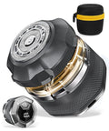 Ultimate Bald Head Shaver: Magnetic Precision 10000 RPM Power IPX8 Waterproof LED Display &amp Travel Kit