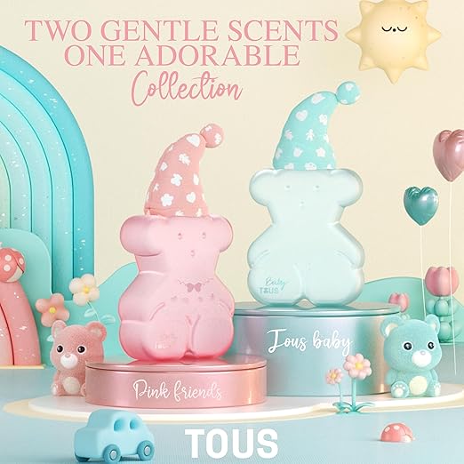 TOUS Baby Cologne for Boys and Girls. Fresh Powdery Perfume Gentle Scent for Babies &amp Toddlers. Ideal Baby Gift 3.4 Fl Oz