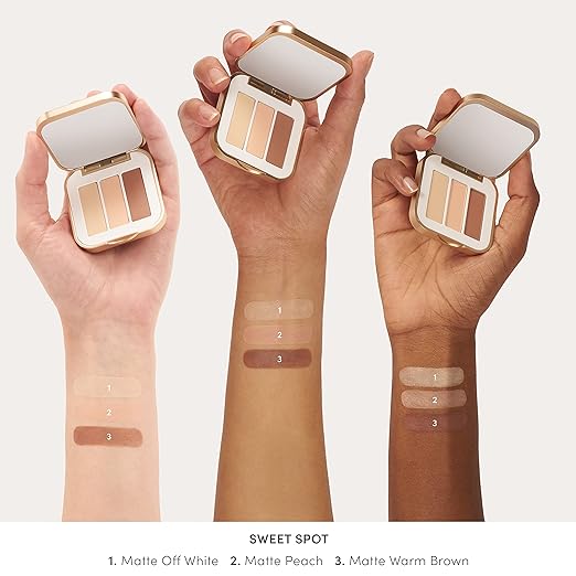 jane iredale PurePressed Eye Shadow Triple Highly Pigmented Mineral Based Eye Color Long Lasting &amp Crease Resistant Formula Safe for Sensitive Eyes