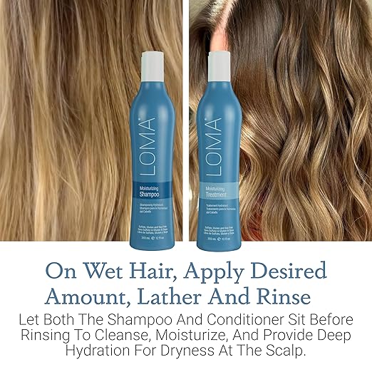 Loma Hair Care Moisturizing Shampoo &amp Treatment Duo