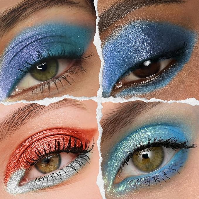 Galactic Assemble Eyeshadow Palette ? Solar System Inspired 3D Planet Design 14 Handcrafted Shimmer &amp Metallic Shades with Creamy Wet Texture High-Pigmented Makeup Palette Gifts for Women &amp