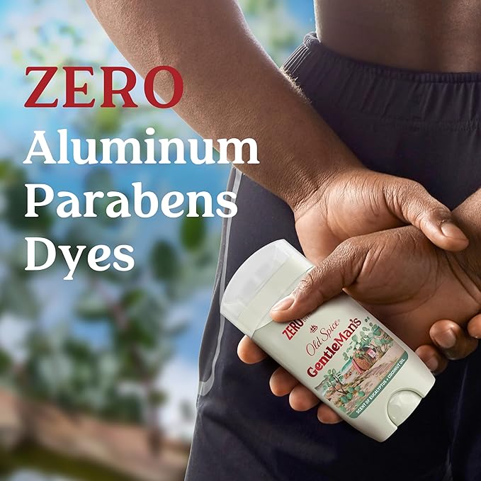 Old Spice GentleMan's Aluminum Free Dry Feel Deodorant for Men 24/7 Lasting Freshness Gentle on Skin with Skin Conditioners Eucalyptus + Coconut Oil Scent 3.0 oz (Pack of 3)