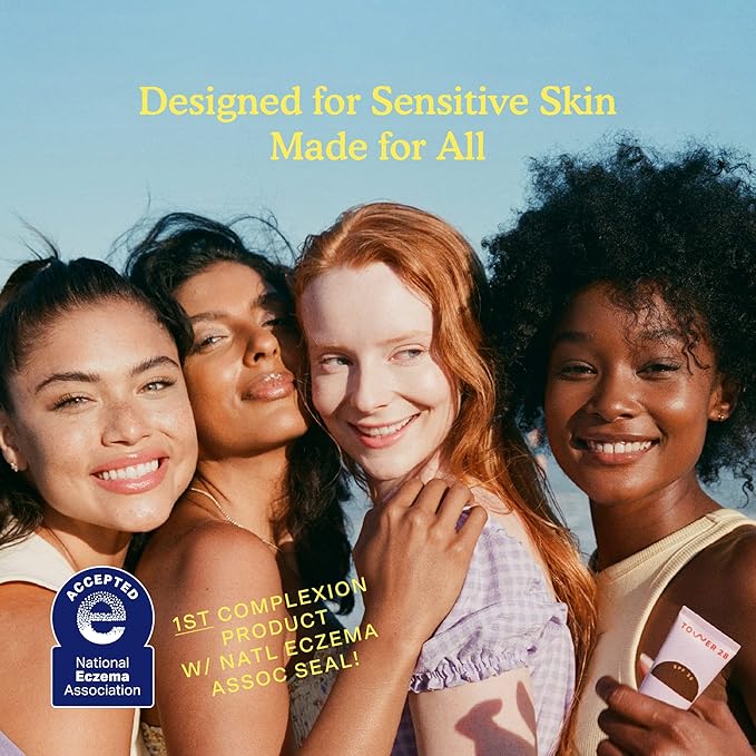 Tower 28 Beauty SunnyDays SPF 30 Tinted Sunscreen For Sensitive Skin - 2-in-1 Facial Broad Spectrum UVA/UVB Protection + Foundation - Shade 20 MULHOLLAND- Light with Golden Neutral Undertones 1 Fl Oz