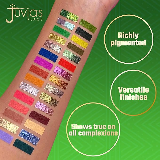 Juvia's Place Culture 2 - Eye Shadow Palette 30 Colors Long Lasting High Pigment Rich Glitter Natural Smoky Tones Matte Brown Neutral &amp Shimmering Metallic Makeup Non Fading Beauty Rich Glam