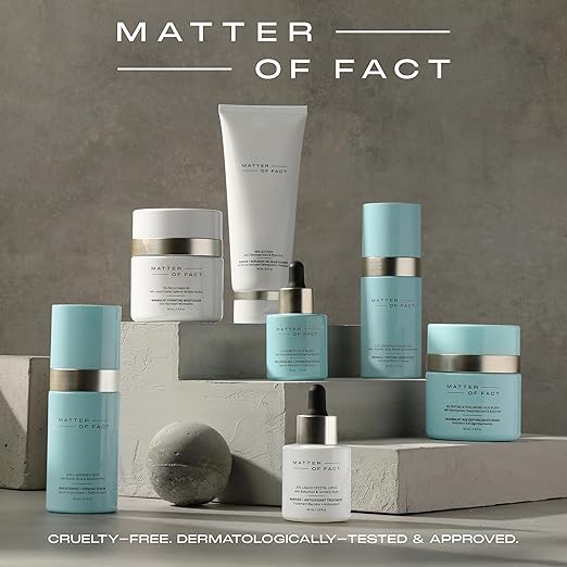 MATTER OF FACT Minimalist Hydrating Moisturizer with Pro Vitamin B5 Liquid Crystal Lipids and Centella Asiatica Lightweight Daytime Face Cream for Moisture Barrier Support 50mL / 1.6 Fl Oz