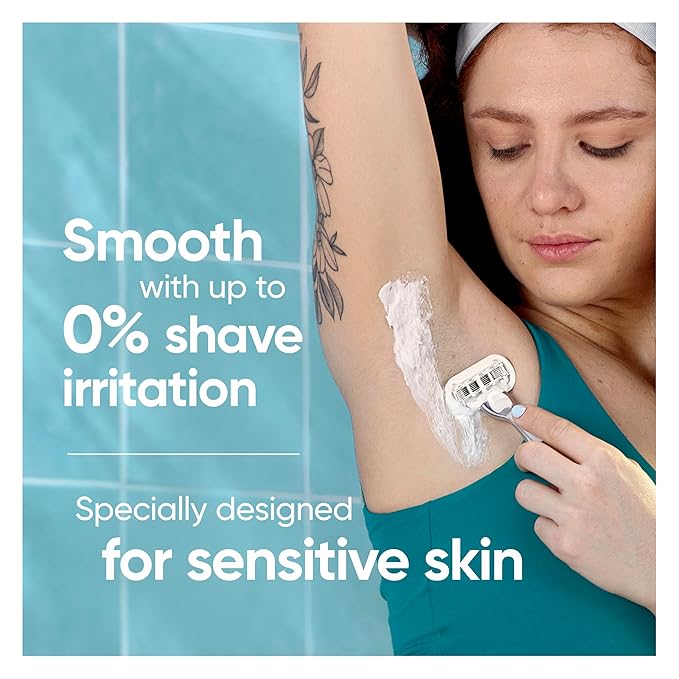 Gillette Venus Extra Smooth Sensitive Womens Razor Blade Refills 6 Count Designed for Women with Sensitive Skin Holiday Gifts for Women