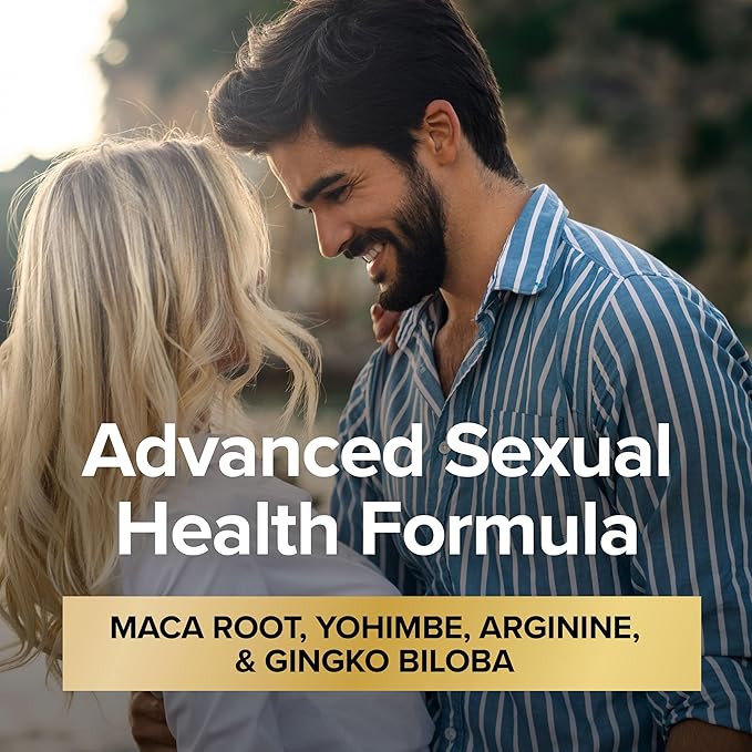 GNC Men's Maca Man 60 Caplets Fuels Nitric Oxide Production for Enhanced Blood Flow