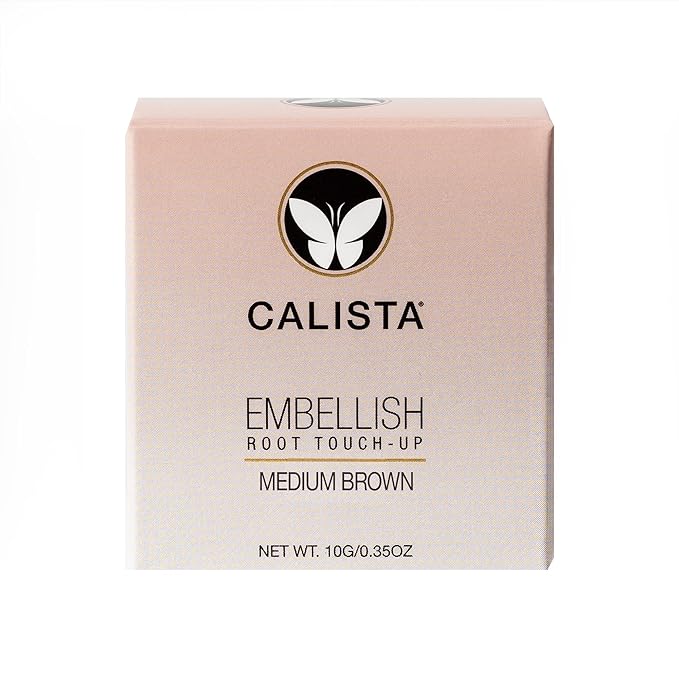 CALISTA Root Touch-Up | Temporary Gray Concealer | Cover Thinning Hair | Water &amp Sweat Resistant| All Hair Types | 0.35 oz.