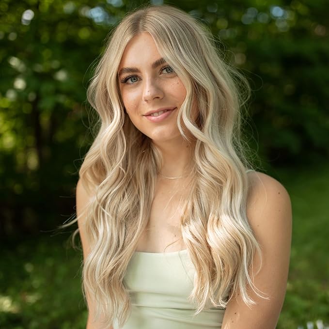 100% Real European Human Hair Keratin Bond Extensions 20 Creamy Blonde #20