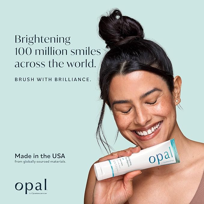 Opalescence Opal Teeth Whitening Toothpaste (Pack of 12) - Cool Mint Original Formula - Oral Care Gluten-Free - 4.7 Ounce Made by Ultradent -TP-5760-12