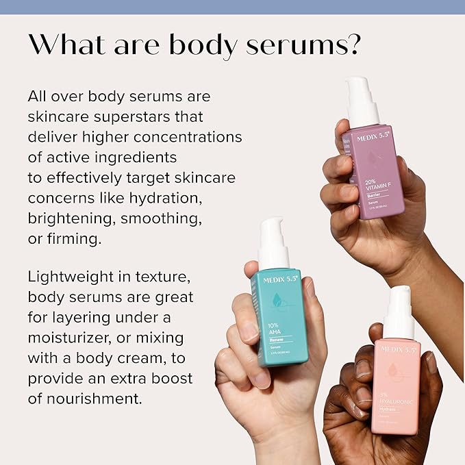 MEDIX 3% Concentrated Hyaluronic Acid Hydrating Gel Body Booster Dry Skin Moisturizer Anti Aging Skin Care Booster For Restoring Skin Barrier Wrinkles &amp Fine Lines 2-Pack