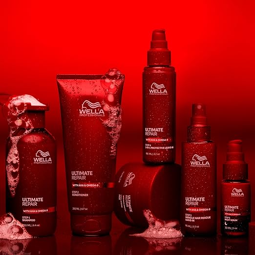 Wella Professionals ULTIMATE REPAIR Mask for Damaged Hair | Repairs Strengthens &amp Smooths with AHA &amp Omega-9 | For All Hair Types - Packaging May Vary