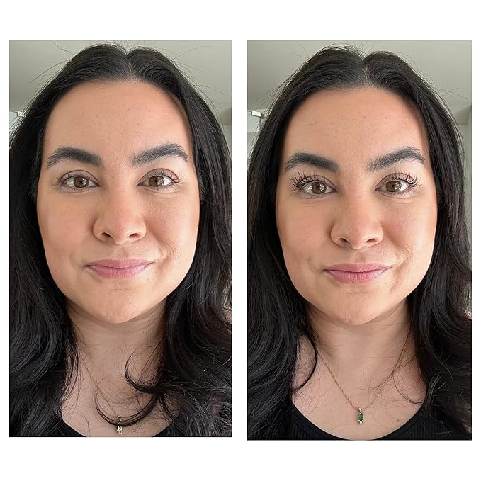 Rumi Cosmetiques VolumeCare+ Mascara For Mature Women - Extreme Length and Volume 2-in-1 Formula - No Clumps or Flaking Long-Wearing Hypoallergenic Mascara For Sensitive Eyes (Dark Brown)