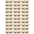 Wholesale Lashes 3D Faux Mink Eyelash Bulk 18mm Handmade Reusable Eye Lash Dramatic Fluffy False Lash with Glitter Portable Packing (30 pairs - A02)
